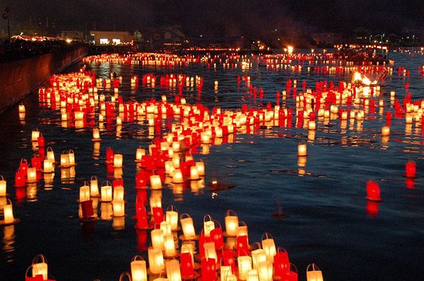 宮津燈籠流し