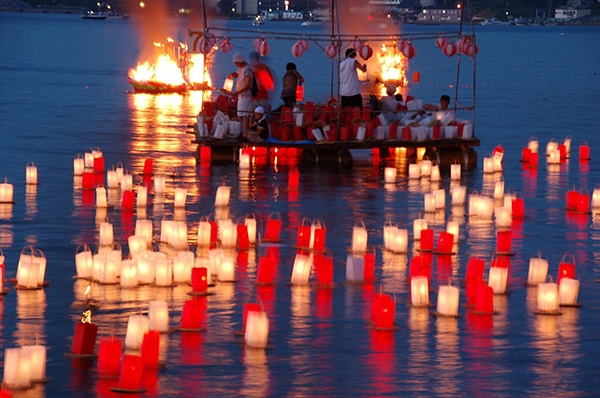 宮津燈籠流し